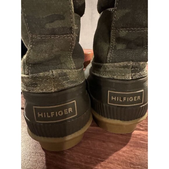Tommy Hilfiger Mens Camo Duck Boots Size 9 US LIKE NEW - Picture 11 of 12